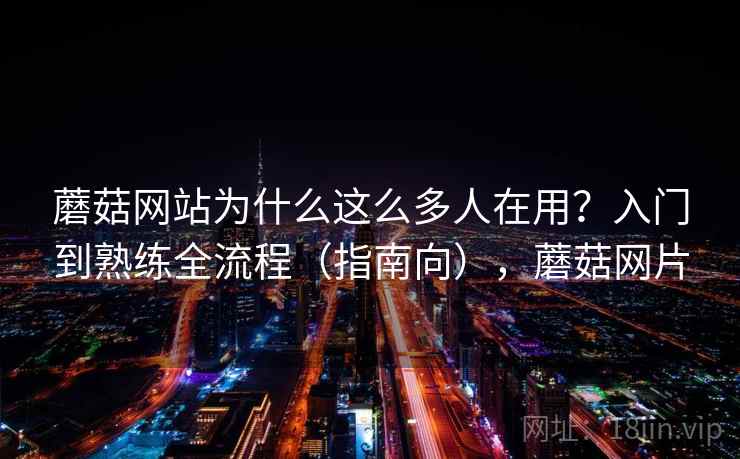 蘑菇网站为什么这么多人在用？入门到熟练全流程（指南向），蘑菇网片