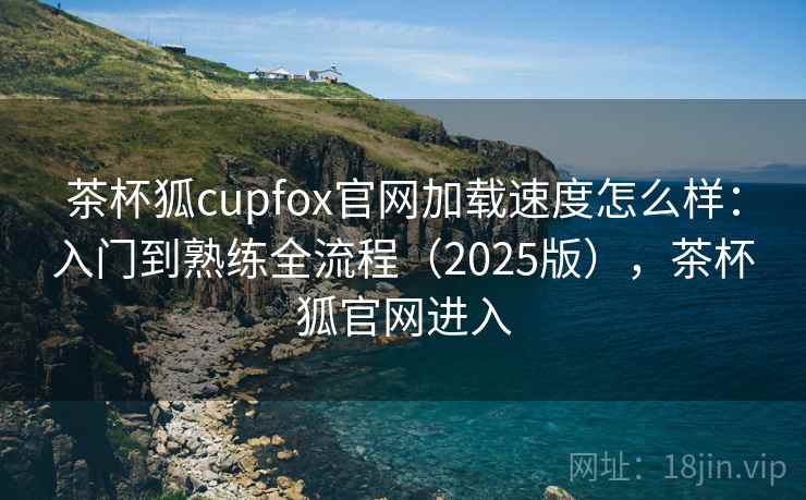 茶杯狐cupfox官网加载速度怎么样：入门到熟练全流程（2025版），茶杯狐官网进入