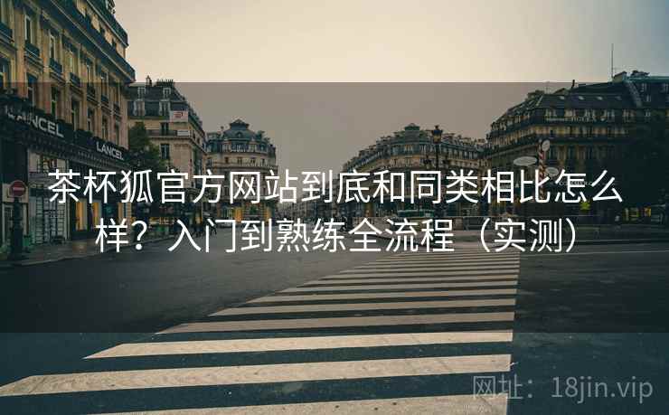 茶杯狐官方网站到底和同类相比怎么样？入门到熟练全流程（实测）